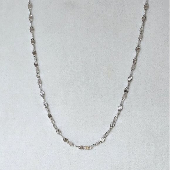Italian 925 Sterling Silver 2.5mm Chain Necklace 18"(long) - Picture 8 of 8